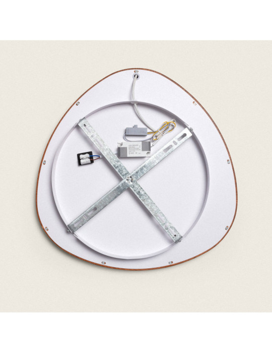 Plafonnier LED Oval 20W Métal Ø420 mm CCT Sélectionnable Owen