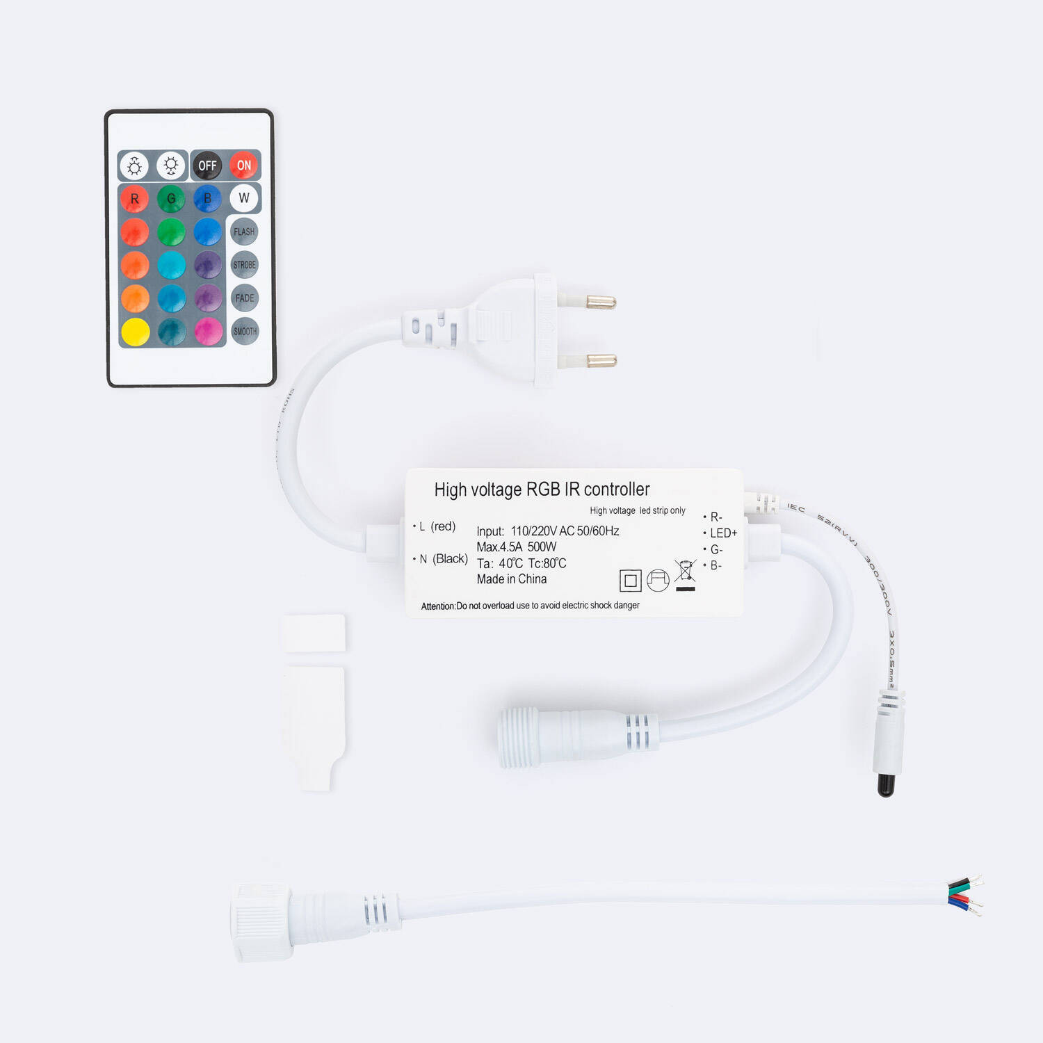 Gaine LED Ronde RGB de 36LED/m et IP65 alimenté en 220V AC RGB