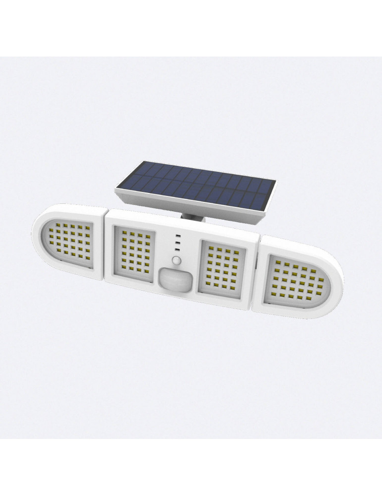 Projecteur Solaire LED 5W IP65 avec Détecteur de Mouvement PIR et Crépusculaire
