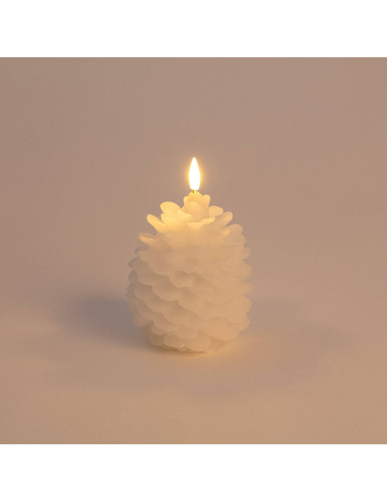 Bougie LED Cire Naturelle à Piles Konggle