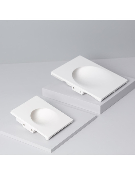 Applique Murale Intégration Plâtre/Pladur pour Ampoule LED GU10/GU5.3 Coupe 353x293 mm