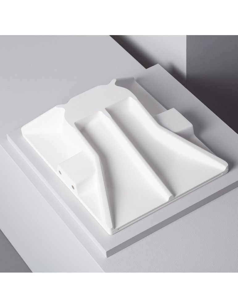 Applique Murale Intégration Plâtre/Pladur pour Ampoule LED GU10/GU5.3 Coupe 353x293 mm