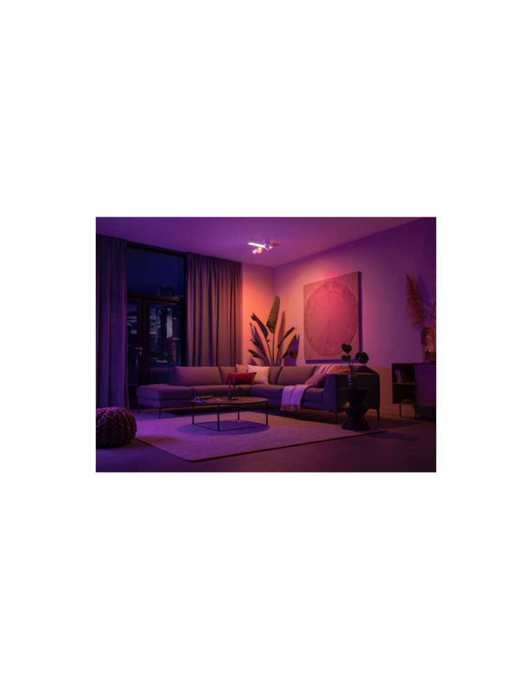 Plafonnier avec Spots Croisés White Color Centris GU10 3x5.7W PHILIPS Hue