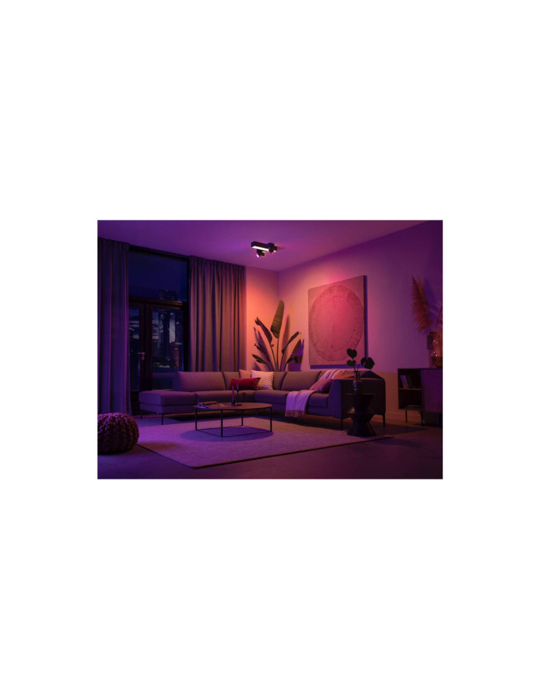Plafonnier avec Spots Croisés White Color Centris GU10 3x5.7W PHILIPS Hue