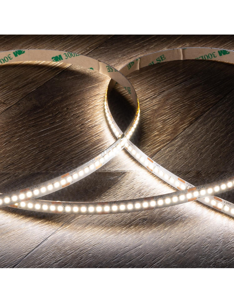 Ruban LED SMD2022 24V DC 252 LED/m 5m IP20 CRI90 Largeur 8mm FreeCut