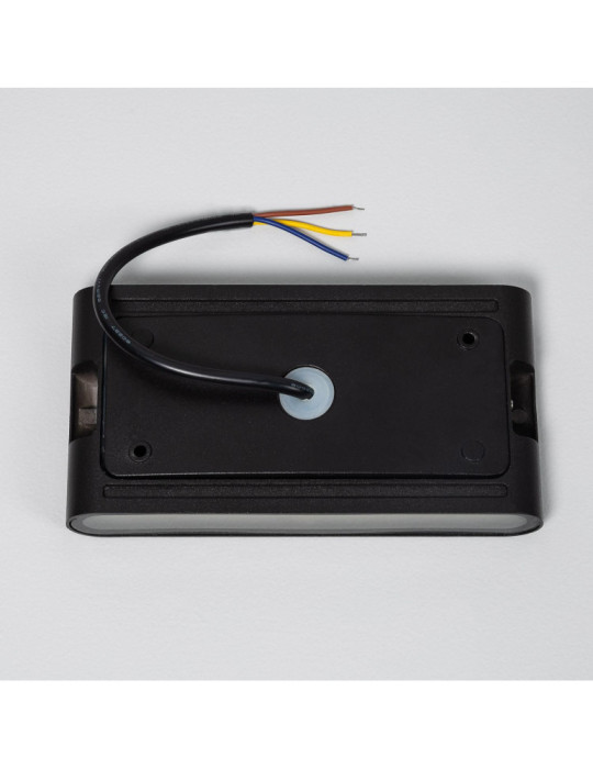 Applique Murale LED Extérieure Aluminium Vesta 12W Éclairage Double Face Noire