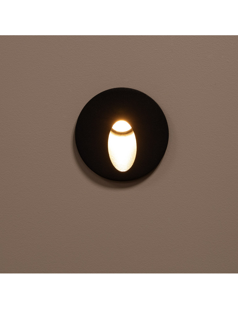 Aplique de Pared LED Boiler IP65 3W Gris