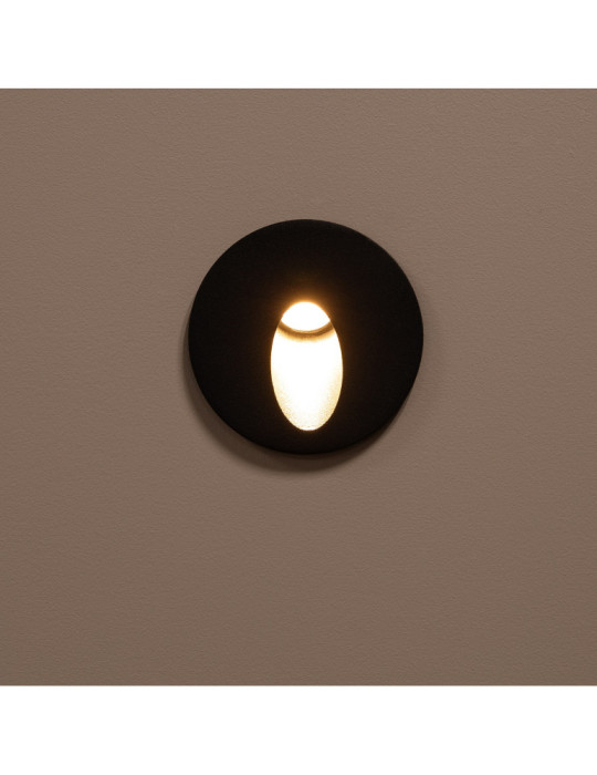 Aplique de Pared LED Boiler IP65 3W Gris
