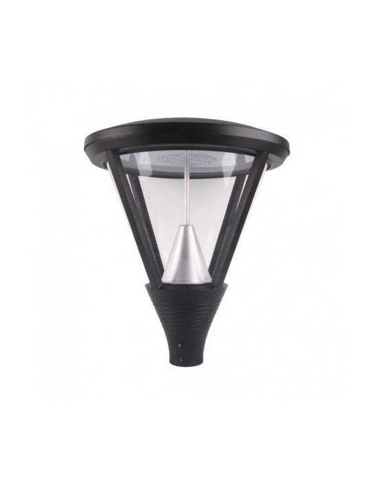 Lanterne sur mat LED YS5 Gris Anthracite 60W IP65 IK10 4000K