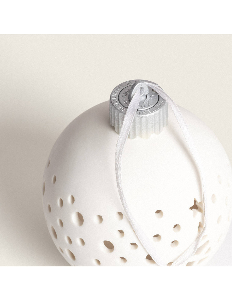 Boule Noël LED Porcelaine avec Piles Estella