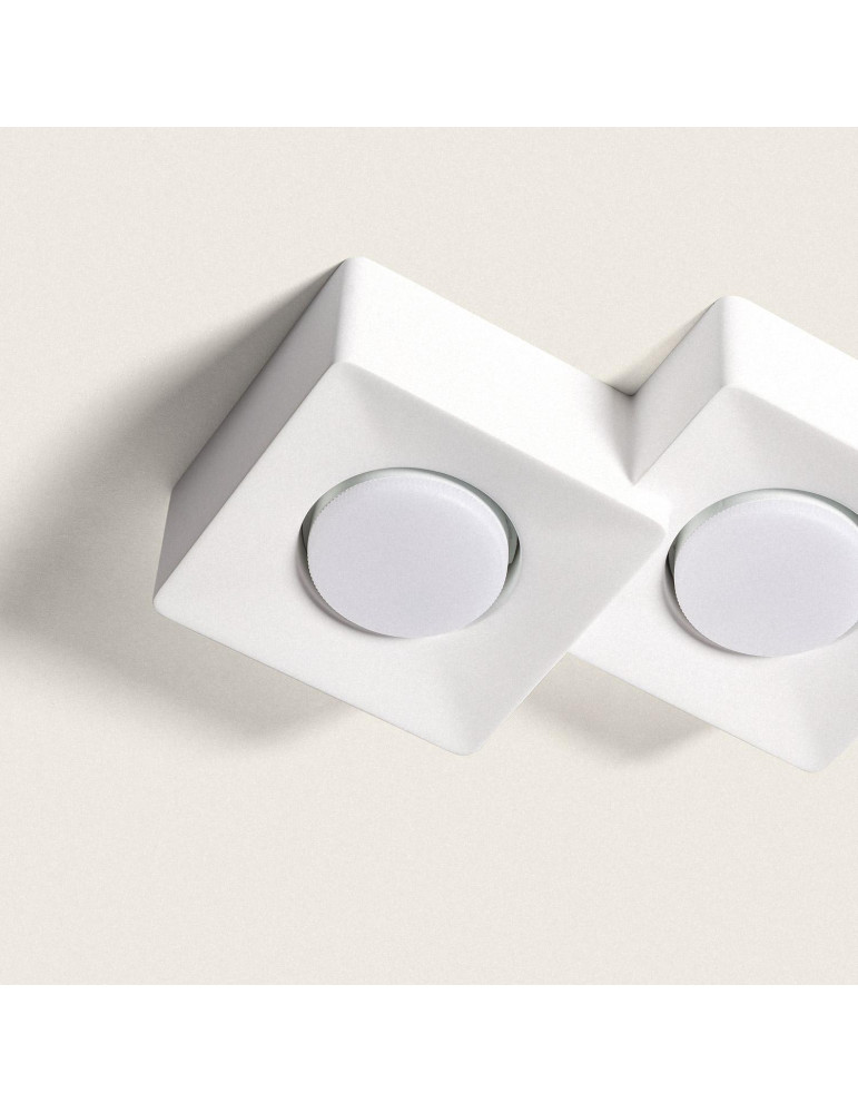 Plafonnier Plâtre 2 Spots Quman