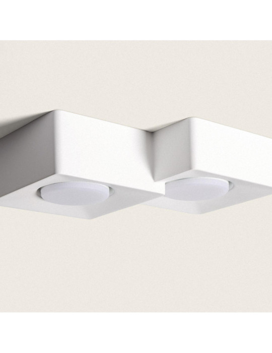 Plafonnier Plâtre 2 Spots Quman