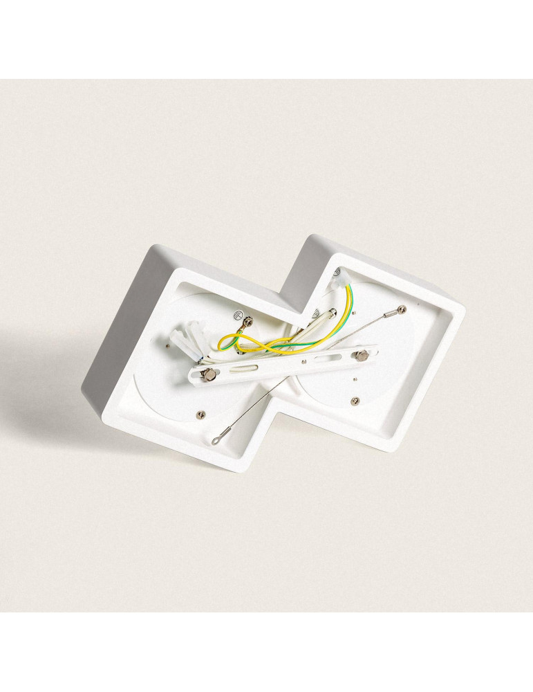 Plafonnier Plâtre 2 Spots Quman