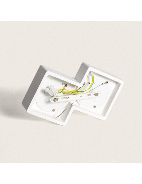 Plafonnier Plâtre 2 Spots Quman