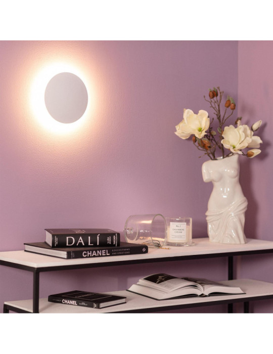 Applique Murale LED Aluminium Iris 8W Blanche