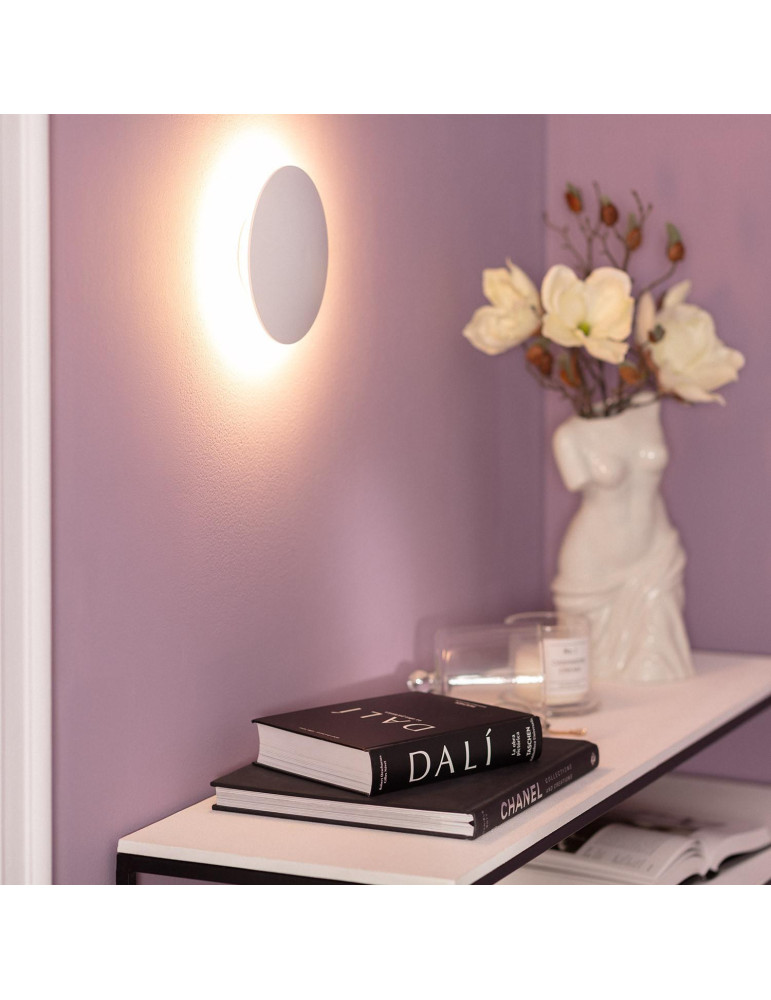 Applique Murale LED Aluminium Iris 8W Blanche