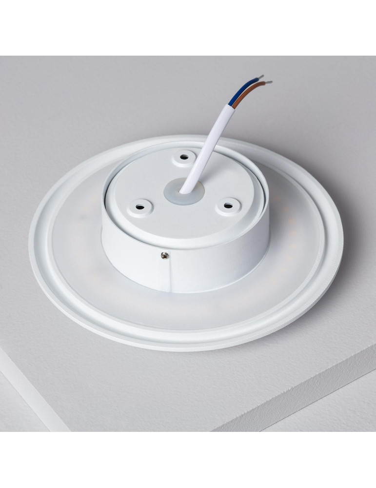 Applique Murale LED Aluminium Iris 8W Blanche