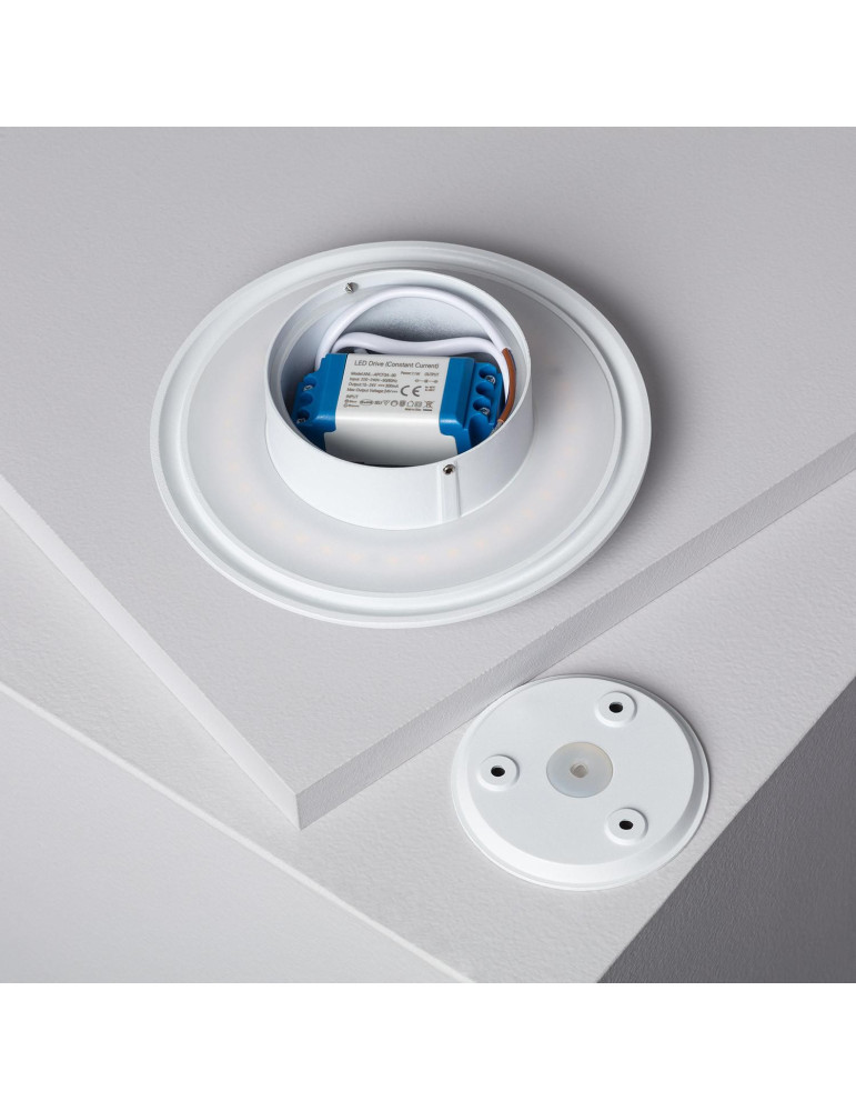 Applique Murale LED Aluminium Iris 8W Blanche