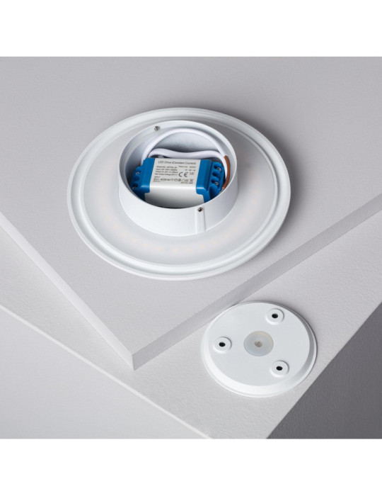 Applique Murale LED Aluminium Iris 8W Blanche