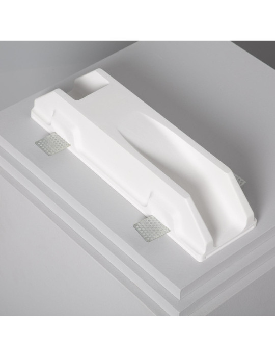 Applique Murale Intégration Plâtre/Pladur pour Ampoule LED GU10/GU5.3 Coupe 353x103 mm