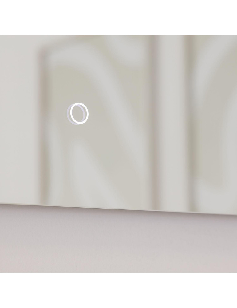 Miroir Salle de Bain avec Éclairage LED Dinklage 60x80 cm