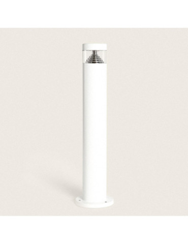 Balise LED Extérieure 5W en Saillie sur Pied 50cm Inti Inox Blanche