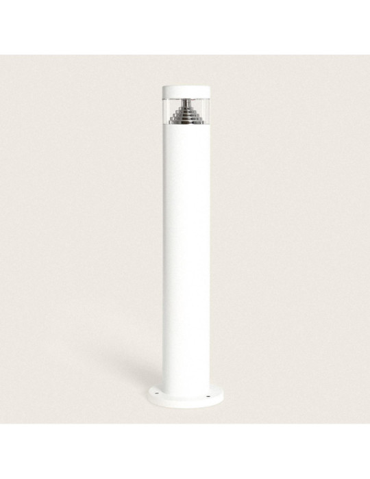Balise LED Extérieure 5W en Saillie sur Pied 50cm Inti Inox Blanche