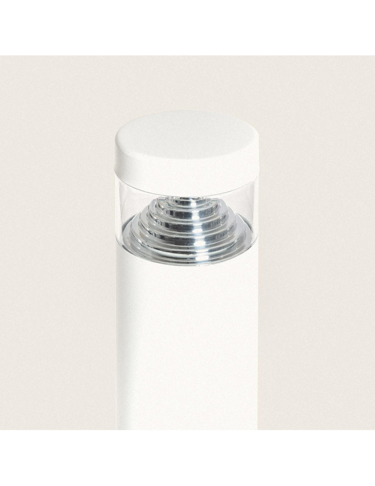 Balise LED Extérieure 5W en Saillie sur Pied 50cm Inti Inox Blanche