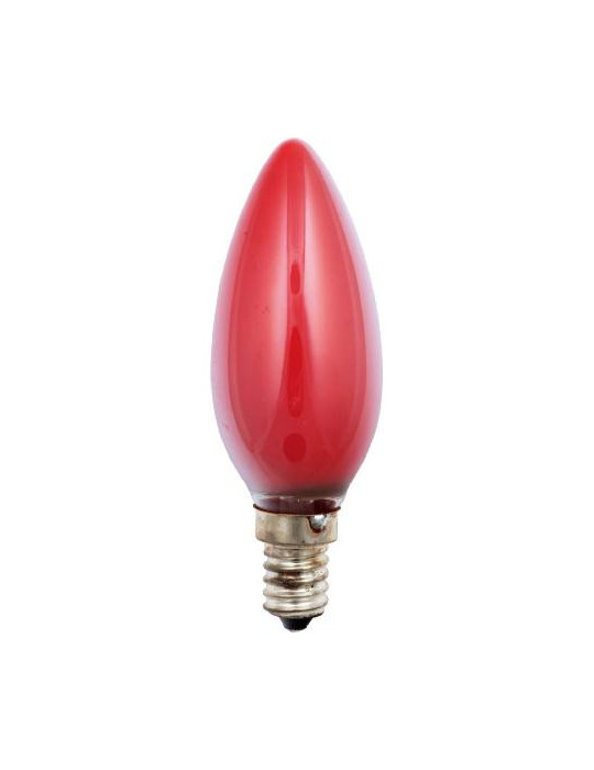 Ampoule Incandescante Flamme E14 25W Rouge Dimmable Ampoule Incandescante Flamme E14 25W Rouge Dimmable