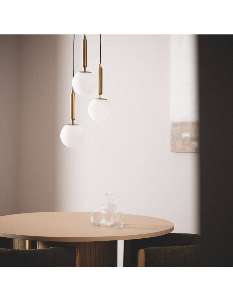 Suspension Métal et Verre Tri Oto