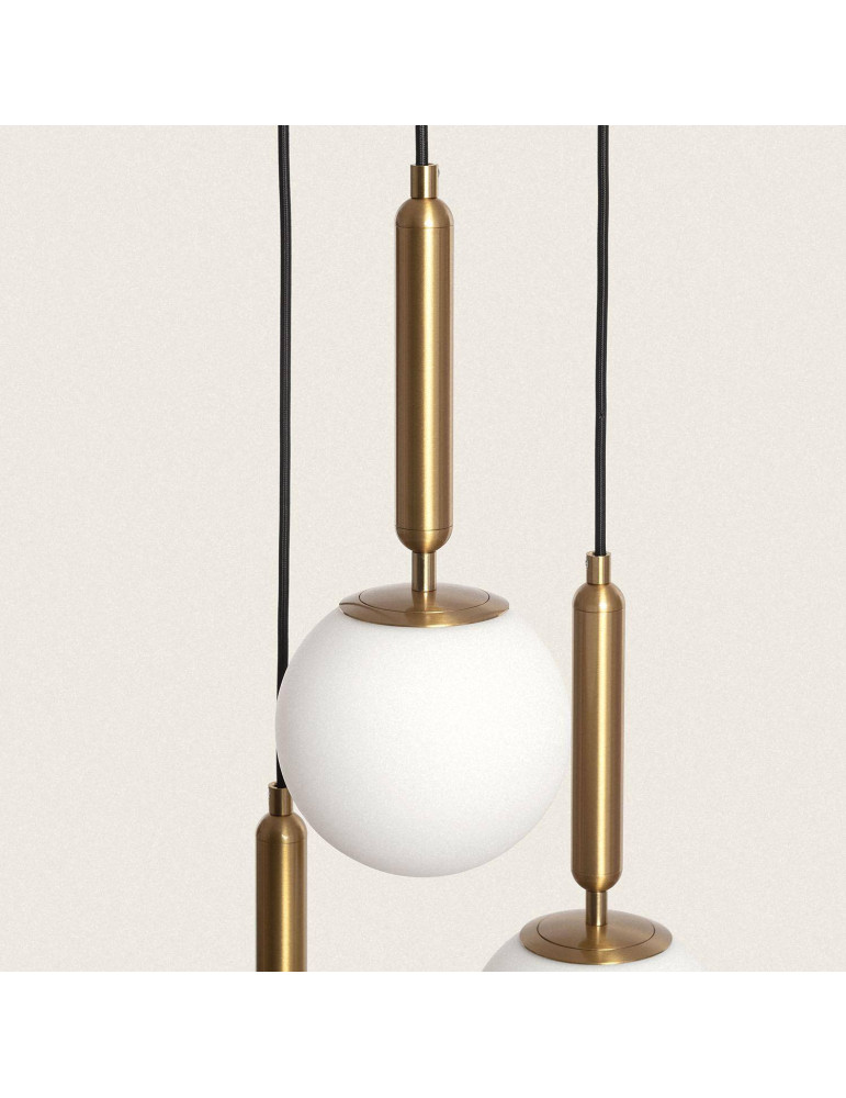 Suspension Métal et Verre Tri Oto