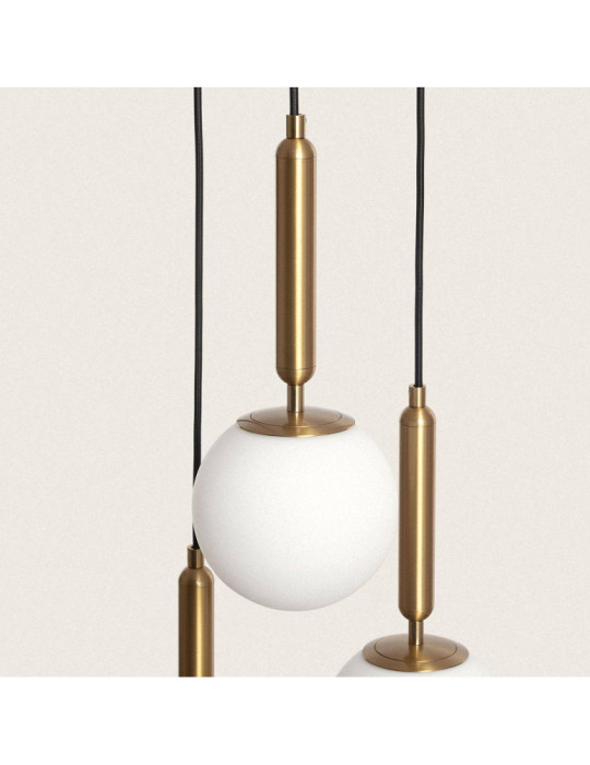 Suspension Métal et Verre Tri Oto