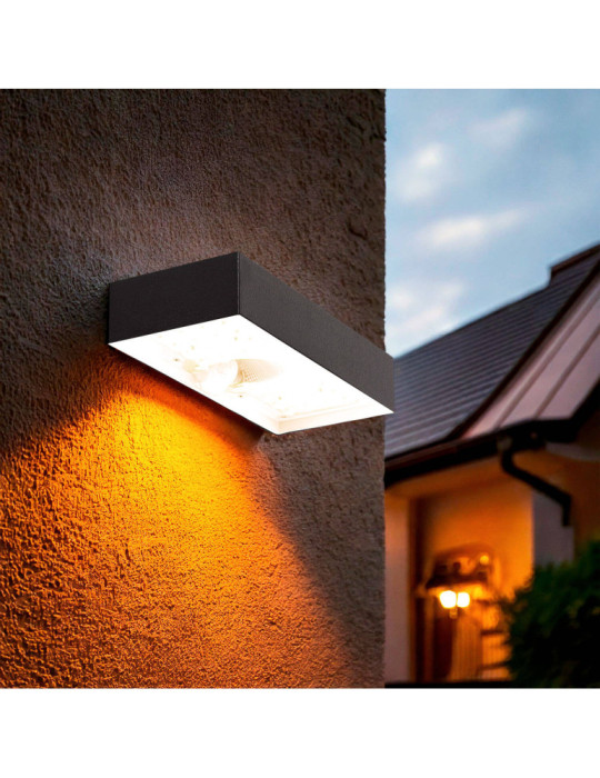 Applique Murale LED Extérieure 6W Karl Solaire Noir