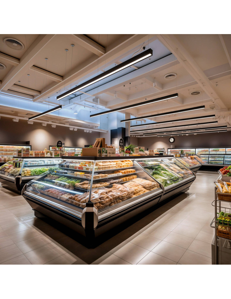 Barre Linéaire LED Trunking 150cm 17-66W TRIDONIC 180lm/W Dimmable DALI Easy Line LEDNIX