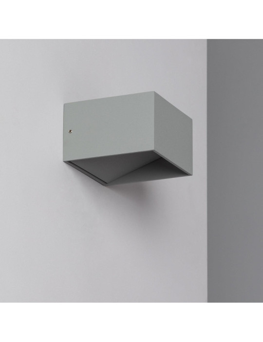 Applique Murale LED Aluminium Lico 6W Éclairage Double Face Grise Claire