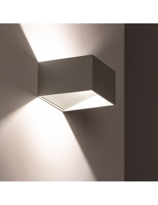 Applique Murale LED Aluminium Lico 6W Éclairage Double Face Grise Claire