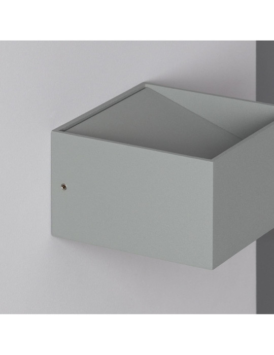 Applique Murale LED Aluminium Lico 6W Éclairage Double Face Grise Claire