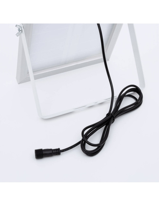 Projecteur Solaire Extérieur LED Nurda 10W 1200 lm IP65 avec Télécommande