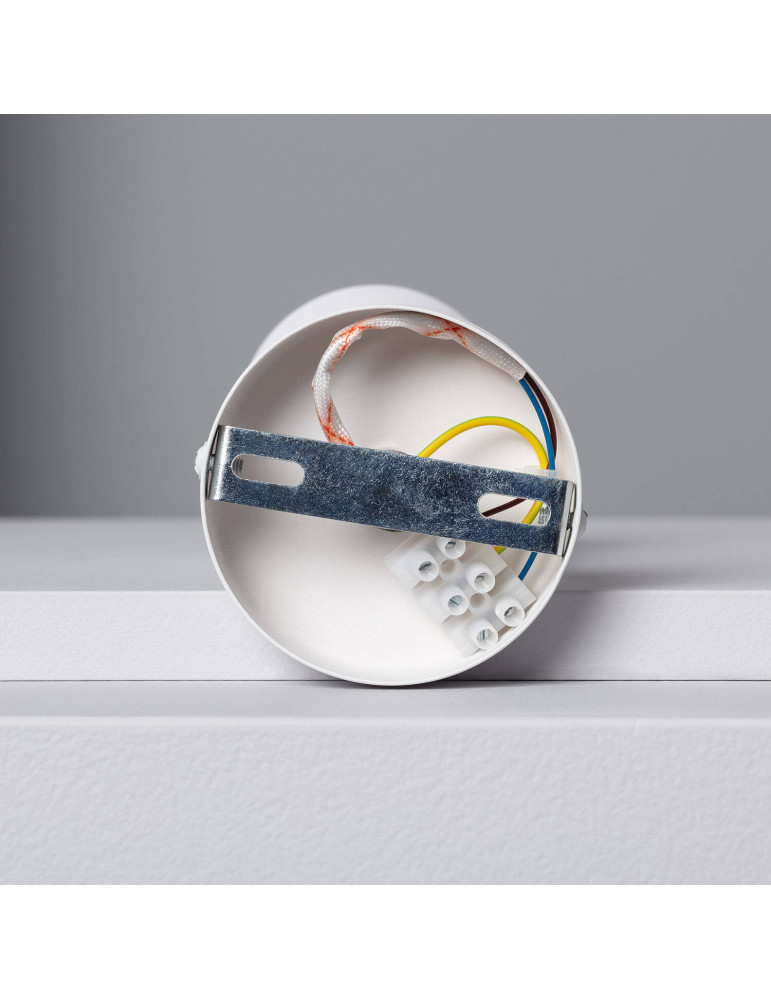 Lampe Murale Orientable Métal et Bois Mara 1 Spot