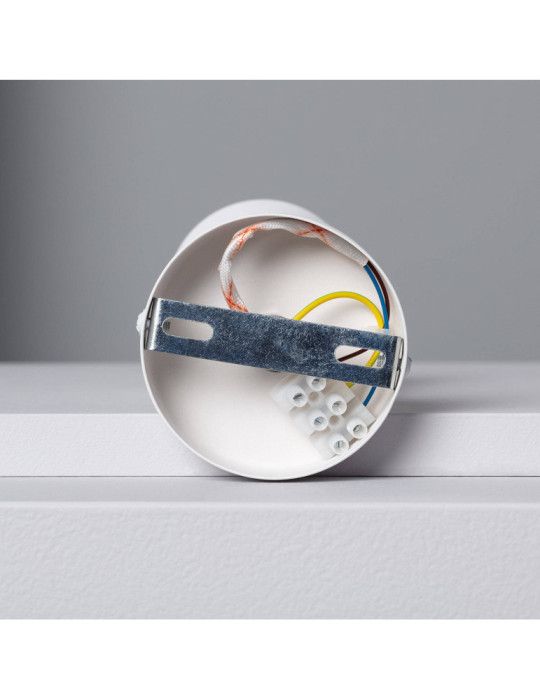 Lampe Murale Orientable Métal et Bois Mara 1 Spot