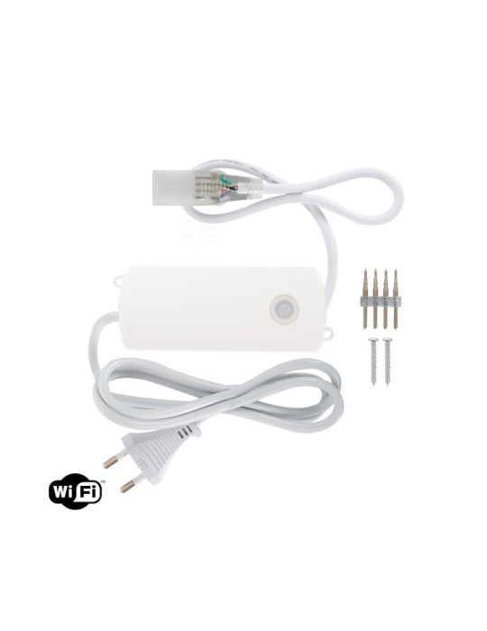 Contrôleur Ruban LED 220V AC WiFi IP65 Coupe tous les 25/100cm