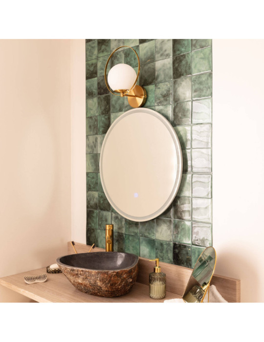 Applique murale Extérieure Métal et Verre Layla