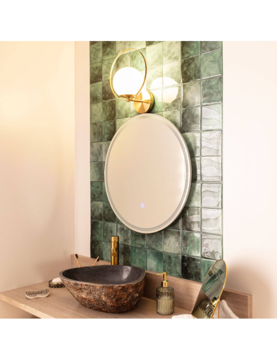 Applique murale Extérieure Métal et Verre Layla