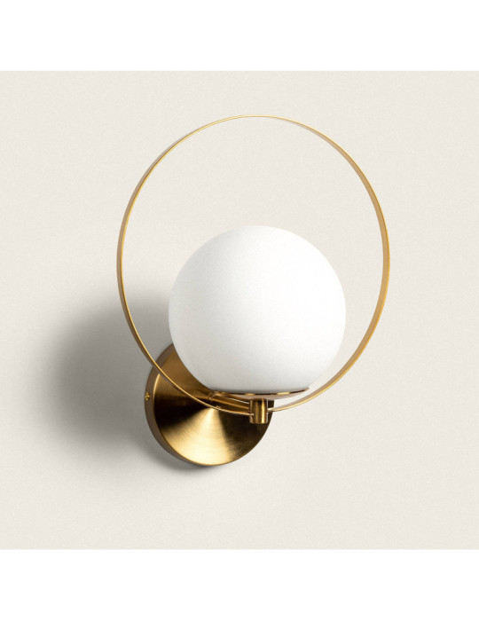 Applique murale Extérieure Métal et Verre Layla