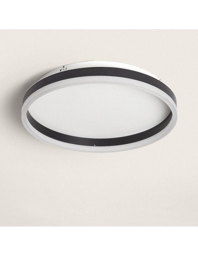 Plafonnier LED 24W Rond Métal CCT Sélectionnable Zuse