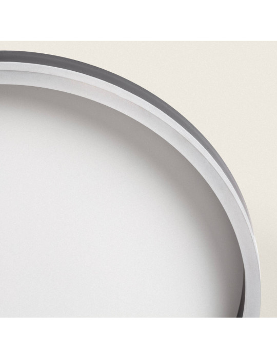 Plafonnier LED 24W Rond Métal CCT Sélectionnable Zuse