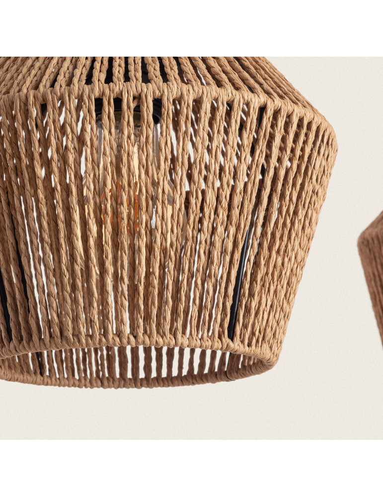 Suspension Papier Tressé Kirito 3 Spots