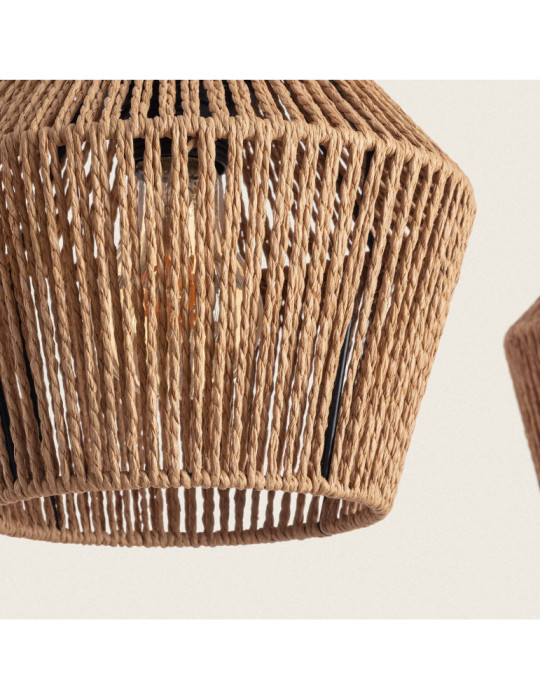 Suspension Papier Tressé Kirito 3 Spots