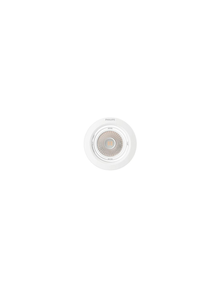 Spot Downlight LED PHILIPS 3 Intensités SceneSwitch Pomeron 5W Coupe Ø 70mm