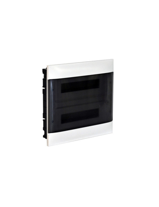 Boîte d'Encastrement Practibox S pour Cloisons Préfabriquées Porte Transparente 2x12 Modules LEGRAND 135072